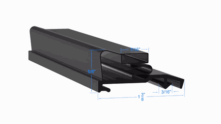 02-81055-0005 by Strivide, Magnetic Gasket 29 15/16 x 66 Compatible with Anthony Aftermarket 02-81055-0005