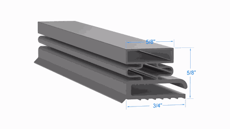 0861246K by Strivide, Magnetic Gasket 21 3/8 x 59 5/16 Compatible with Cres Cor 0861246K