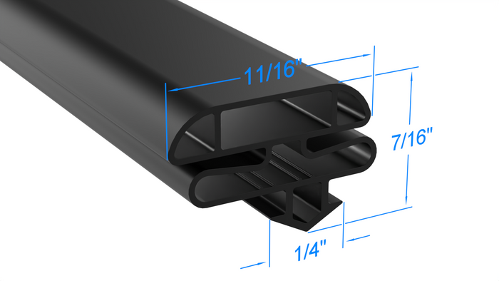 12-1-2×24-1-4 by Strivide, Magnetic Gasket 30 x 80 1/2 Compatible with Anthony Aftermarket 12-1-2×24-1-4