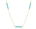15" Choker Simplicity Chain Gold - Hope Bliss - Turquoise