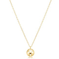 16" Necklace Gold - Classic Gold 10mm Charm