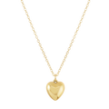 16" Necklace Gold - Love Plush Gold Charm