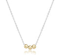 16" Necklace Mixed Metal - Joy Gold