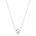 16" Necklace Sterling - Classic Sterling 8mm Bead