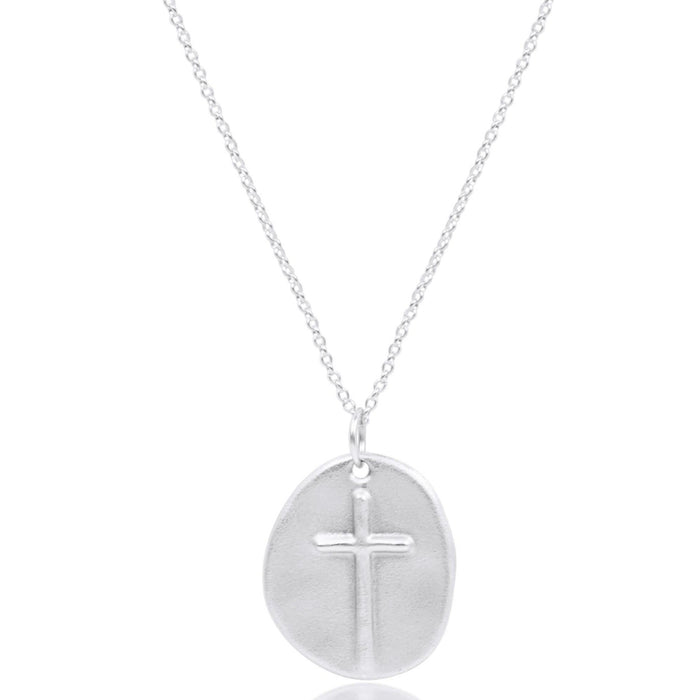 16" Necklace Sterling - Inspire Sterling Disc