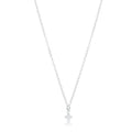 16" Necklace Sterling - Signature Cross Small Sterling Charm