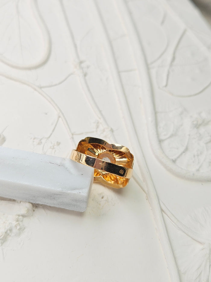 18K Solid Gold French Antique Diamond Rings 4, 5, 6 | Indulgems | Designs in Real Gold