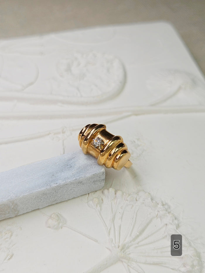 18K Solid Gold French Antique Diamond Rings 4, 5, 6 | Indulgems | Designs in Real Gold