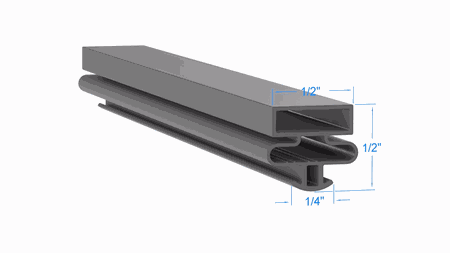 25-7-8×31-3-4 by Strivide, Magnetic Gasket 24 3/4 x 63 Compatible with Anthony Aftermarket 25-7-8×31-3-4