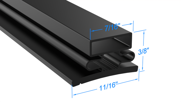 26-3-8×73-1-16 by Strivide, Magnetic Gasket 26 x 63 Compatible with Ardco Aftermarket 26-3-8×73-1-16