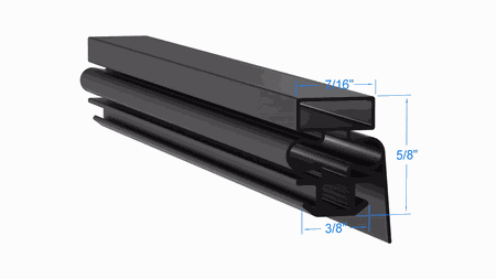 30223L0211 by Strivide, Magnetic Gasket 25 1/4 x 52 3/4 Compatible with Beverage-Air 30223L0211