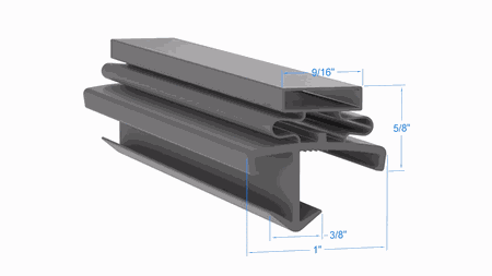 9A1140, 9A-1140 by Strivide, Magnetic Gasket 34 x 77 Compatible with American Panel 9A1140, 9A-1140