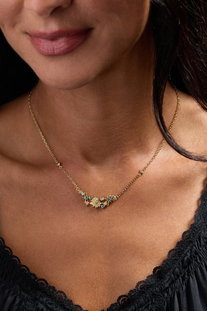 ACOTAR Frost and Starlight Flower Necklace