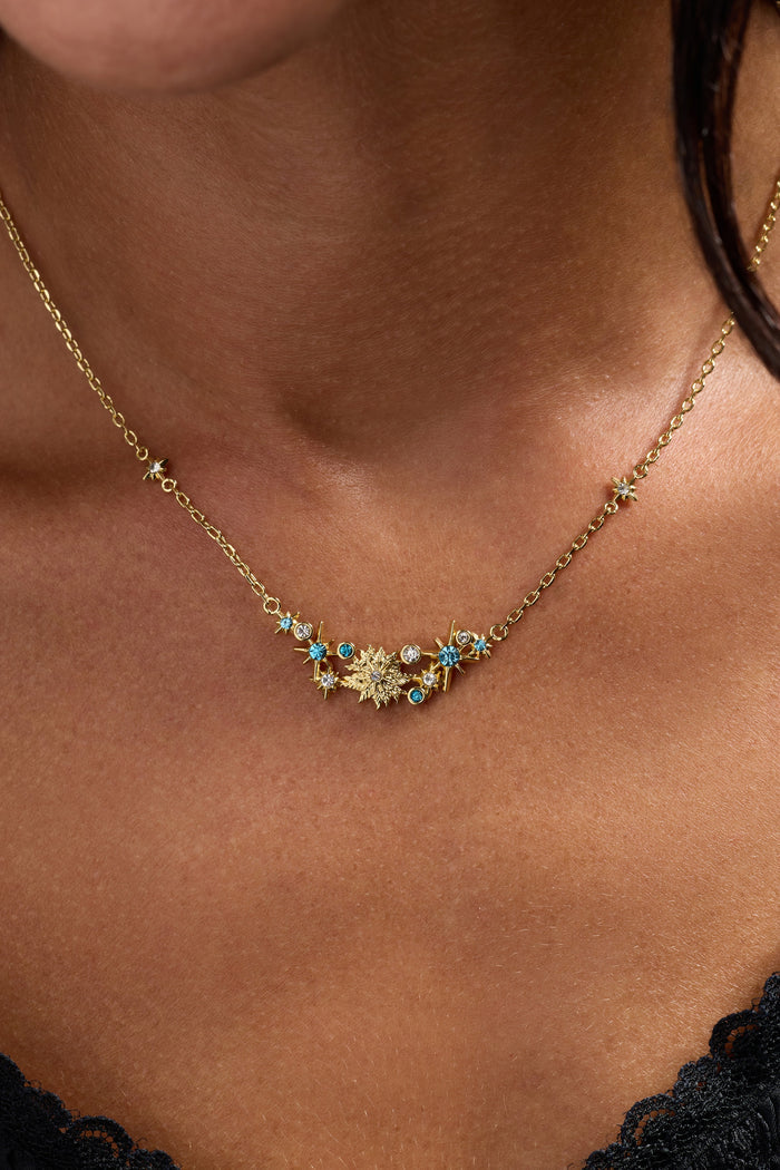 ACOTAR Frost and Starlight Flower Necklace