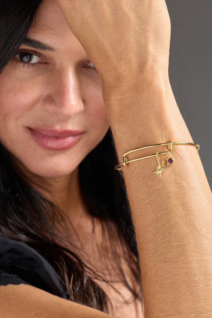 ACOTAR Wings and Ruin Dagger Charm Bangle