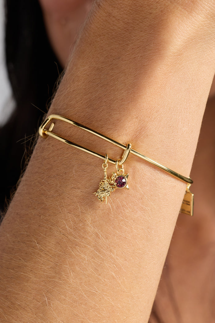 ACOTAR Wings and Ruin Dagger Charm Bangle