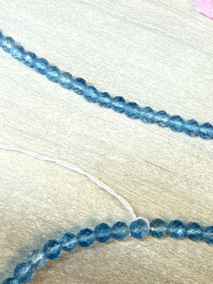 Aquamarine facet bracelet - A grade
