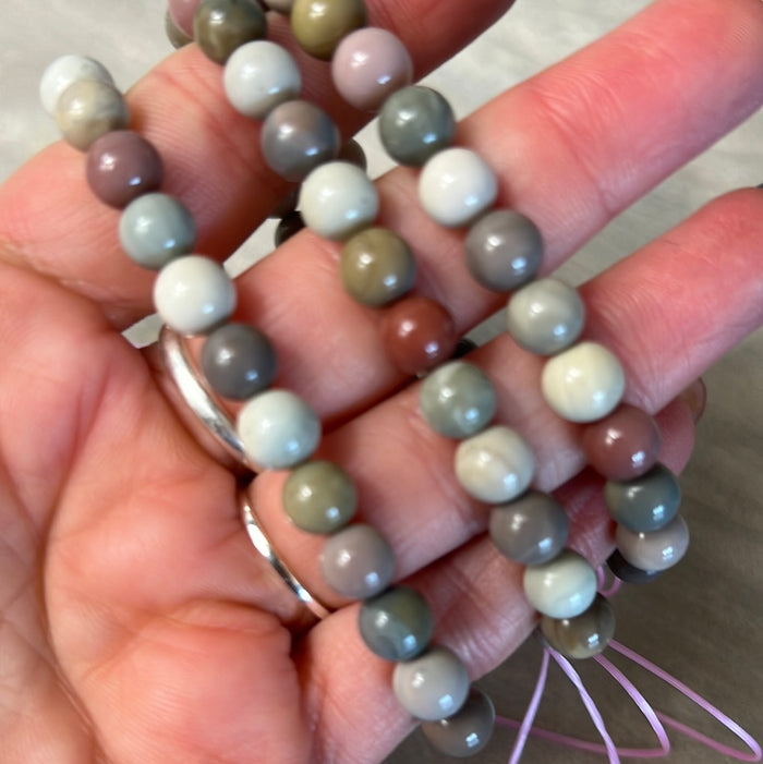 Ashlan Agate Bracelet - 7mm