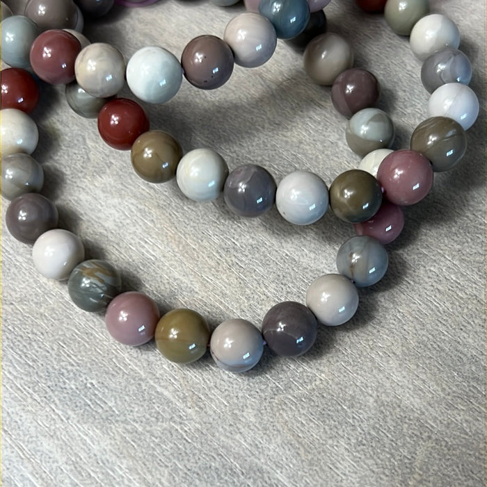Ashlan Agate Bracelet - 7mm