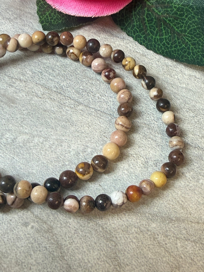 Bamboo Jasper 4mm bracelet