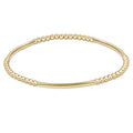 Bliss Bar Pattern Gold 2.5mm Bracelet