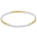 Bliss Bar Pattern Mixed Metal 2.5mm Bracelet