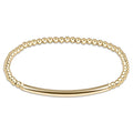 Bliss Bar Smooth Gold 3mm Bracelet