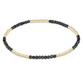 Blissful Faceted Hematite 2mm Bracelet