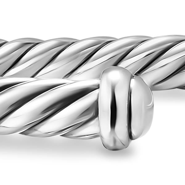 Cable Flex Bracelet in Sterling Silver, 4mm
