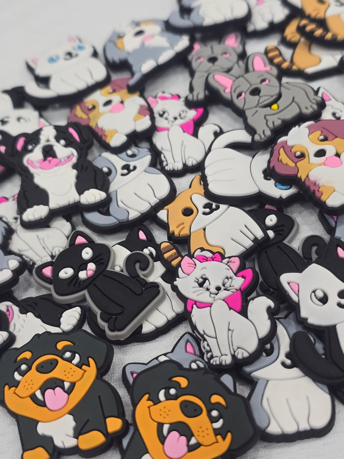 Cat & Dog Croc Charms-  $7/10pcs