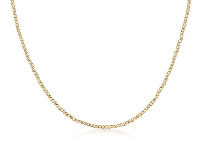 Choker Beaded - Classic Gold 2.5mm