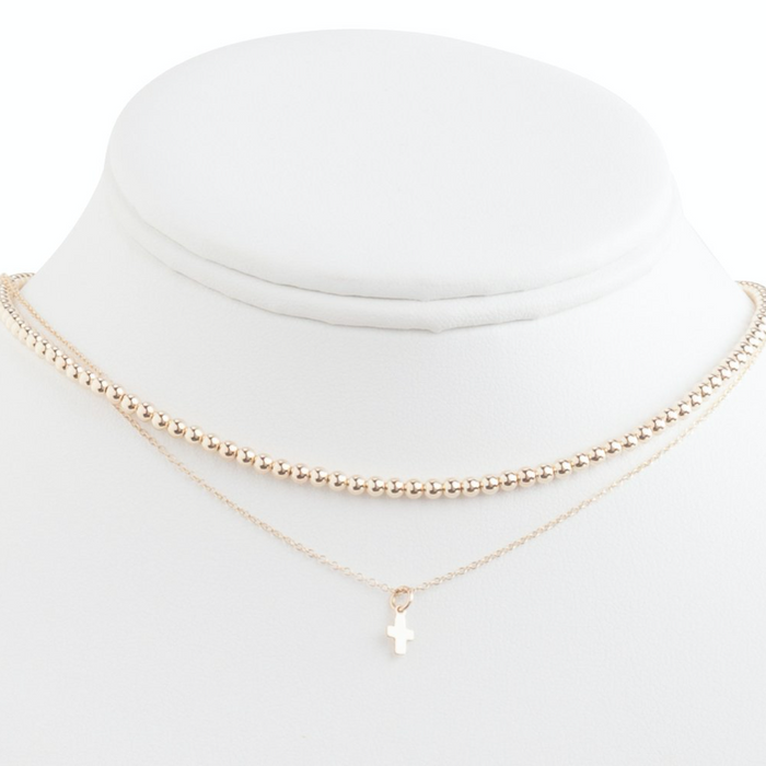 Choker Beaded - Classic Gold 3mm