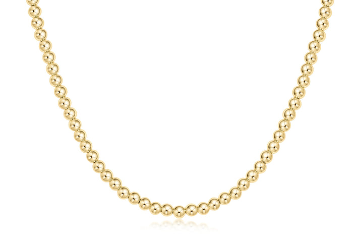 Choker Beaded - Classic Gold 4mm