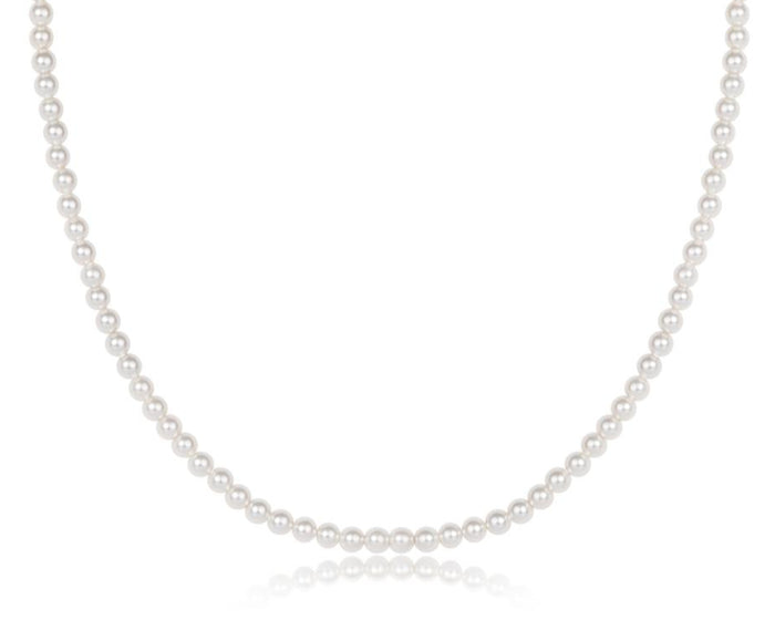 Choker Beaded - Classic Pearl 3mm