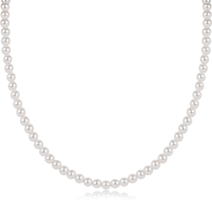 Choker Beaded - Classic Pearl 4mm