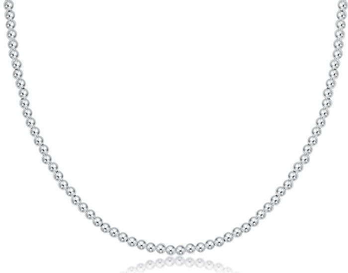 Choker Beaded - Classic Sterling 3mm