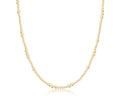 Choker Beaded - Hope Unwritten Gold 3mm