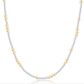 Choker Beaded - Hope Unwritten Mixed Metal 3mm