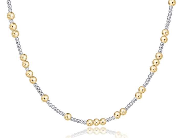 Choker Beaded - Hope Unwritten Mixed Metal 4mm