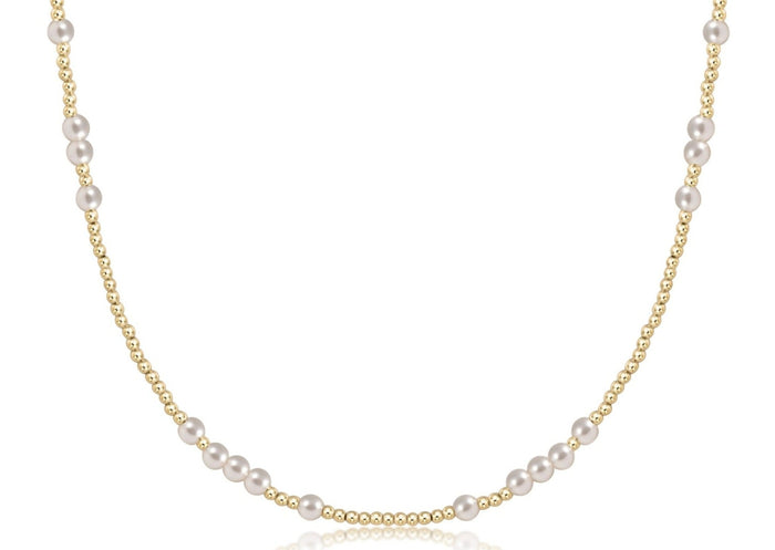 Choker Beaded - Hope Unwritten Pearl 4mm