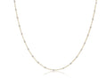 Choker Simplicity Chain Gold - Pearl 2mm