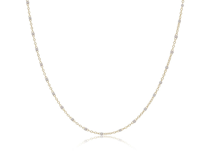 Choker Simplicity Chain Gold - Pearl 2mm