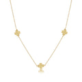choker simplicity chain gold - signature cross gold