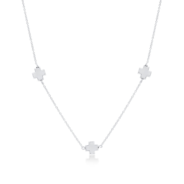 Choker Simplicity Chain Sterling - Signature Cross Sterling