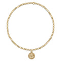 Classic Gold 2mm Bracelet - Protection Small Gold Disc