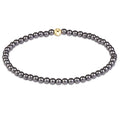 Classic Pearl Dark Grey 3mm Bracelet