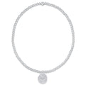 Classic Sterling 2mm Bracelet - Inspire Love Small Sterling Disc