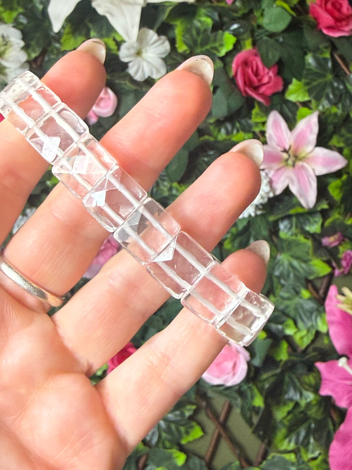 Clear Quartz Bangle Bracelet