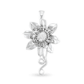 Clematis Empress Pendant Catherine Best Dev Silver Pendant