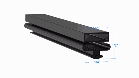 D162 by Strivide, Magnetic Gasket 24 x 73 Compatible with Anthony Aftermarket D162